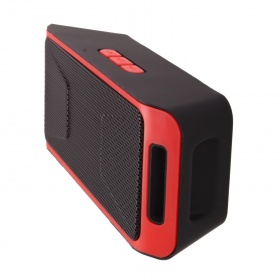 Стереоколонка Bluetooth 308 USB, Micro SD, FM, красная