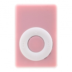 Плеер RK-304d розовый microSD/прищепка