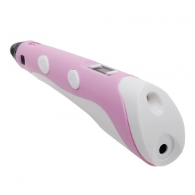 3D ручка 3DPEN-2 (ЖК-дисплей, регулируемая скорость и температура, ABS, PLA) розовая