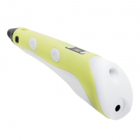 3D ручка 3DPEN-2 (ЖК-дисплей, регулируемая скорость и температура, ABS, PLA) желтая