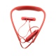 Наушники Bluetooth вакуумные boyi3 с микрофоном красные