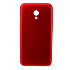 Накладка Meizu M5 силиконовая под тонкую кожу красная