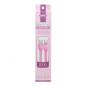 Кабель micro USB Remax Breathe RC-029m розовый 1000 мм