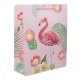 Подарочный пакет 045M Фламинго 26*32*10
