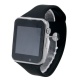 Часы-GPS Smart Watch DZ09 резиновые серебро