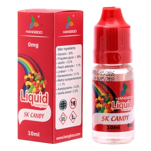 Жидкость для заправки электронных сигарет Hangboo Sk Candy (Skittles) 10мл (NONE-0мг)