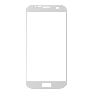 Закаленное стекло Samsung G935F/S7 edge закругленное белое