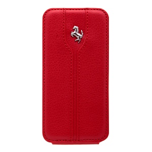 Книжка iPhone 5/5S/SE красная Ferrari