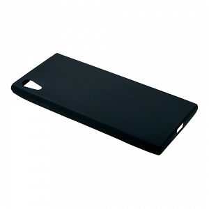 Накладка Sony E5 резиновая матовая ультратонкая черная