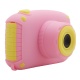 Детская цифровая камера GSMIN Fun Camera с играми розовая