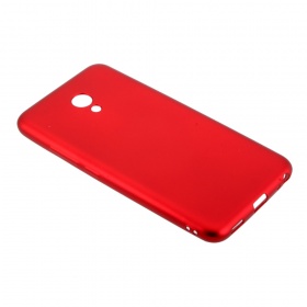 Накладка Meizu M5 силиконовая под тонкую кожу красная