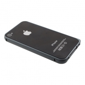 Бампер на iPhone 4/4S металлический графит
