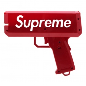 Денежный пистолет Supreme красный
