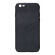 Накладка iPhone 6/6S пластиковая с резиновым бампером стеклянная Геометрическая абстракция черная