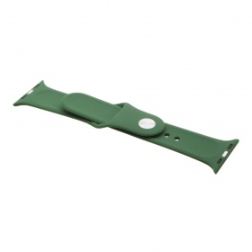 Браслет для Apple Watch 38/40 мм силиконовый зеленый