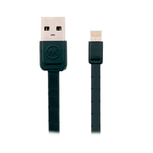 Кабель 2 выхода Lightning 8-pin - Micro USB M&S WDC-009 черный 100 см + 16 см