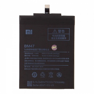 АКБ для Xiaomi Redmi 3/Redmi 3S/Redmi 4X (BM47) ОРИГИНАЛ 4000 mAh