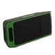 Стереоколонка Bluetooth 308 USB, Micro SD, FM, зеленая