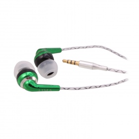 Наушники Aima AM-878787 вакуумные с микрофоном зеленые