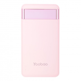 Накопитель энергии 12000mAh Yoobao PL12 Pro с дисплеем, розовый