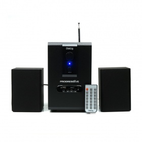 Акус. система Dialog 2.1 AP-150 5W+2*2,5W RMS, USB, SD, черная