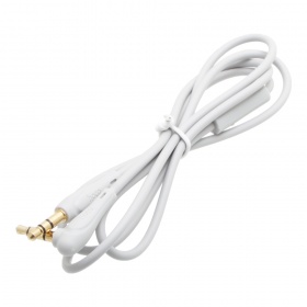 AUX кабель 3,5 на 3,5 мм Hoco UPA15, силиконовый с микрофоном, серый, 1000 мм