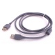 Кабель USB2.0 A-->B 3,0 m серый Орбита TD-317