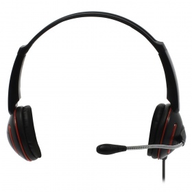Наушники Defender Aura 115 с микроф. черные 2 м