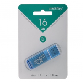 К.П. USB 16 Гб SmartBuy Glossy синяя