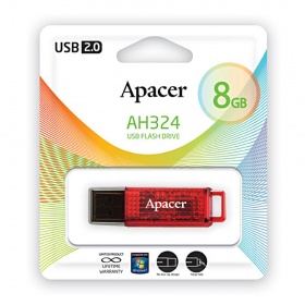 К.П. USB 8 Гб Apacer AH324 красная