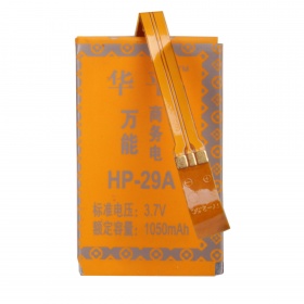 АКБ универсальный HP-29A 3,4*5,8 см с контактами на шлейфе 1050 mAh