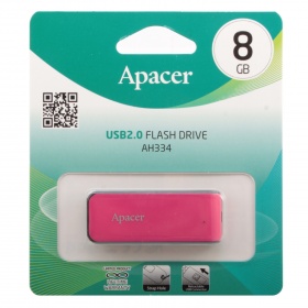 К.П. USB 8 Гб Apacer AH334 розовая