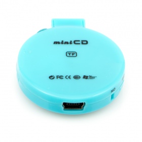 Плеер RK-mini CD голубой лаковый/microSD Iron