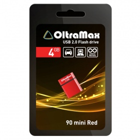К.П. USB 4 Гб OltraMax 90 красная