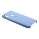 Накладка Huawei P Smart 2019 Silicone Case прорезиненная голубая