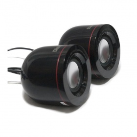 Акус. система Dialog 2.0 AC-33UP 6W RMS черно-красные