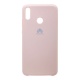Накладка Huawei Honor 8X Silicone Case прорезиненная бежево-розовая