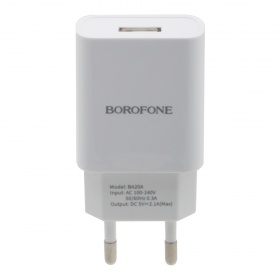 СЗУ с USB выходом 2,1A Borofone BA20A белая
