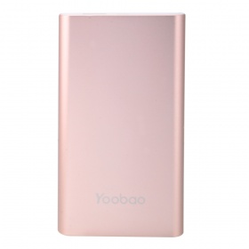 Накопитель энергии 10000mAh Yoobao PL10 металл розовый