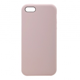 Накладка iPhone 5/5S/SE Silicone Case прорезиненная пастельная