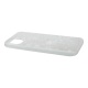 Накладка iPhone 11 силиконовая прозрачная Мраморная белая