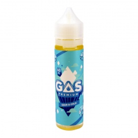 Жидкость для электронных сигарет GAS PREMIUM Sour&Cold 60мл (креп-3мл)