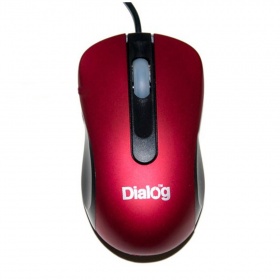 Мышь Dialog MLP-18SU Red, лазерная 3 кнопки - USB