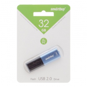 К.П. USB 32 Гб SmartBuy X-Cut небесно-синяя