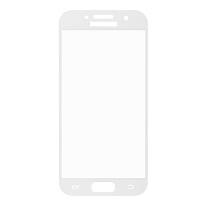 Закаленное стекло Samsung A3 2017/A320F 2D белое