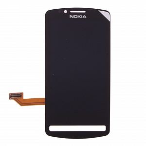 Дисплей для Nokia 700+тачскрин (черный) ОРИГИНАЛ