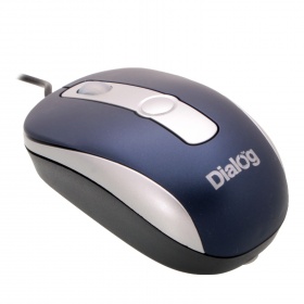 Мышь Dialog MOP-20SU USB, оптич. 3 кнопки, 800 dpi синяя