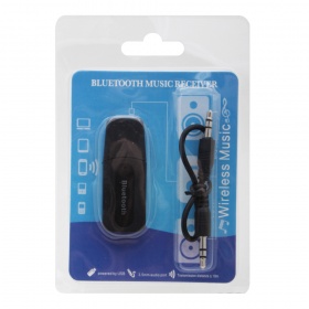 AUX Bluetooth YET-M1 + USB, черный