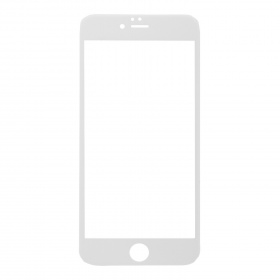 Закаленное стекло iPhone 6 Plus/6S Plus 3D белое