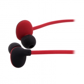 Наушники Bluetooth вакуумные A-01 v4.1 с микрофоном черно-красные